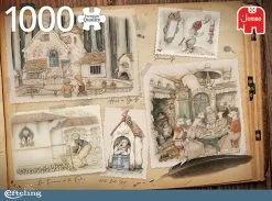 Jumbo 18874 Legpuzzel Efteling Anton-Pieck 1000pcs -Speelwereld Verkoop 18874 jumbo legpuzzel anton pieck efteling. 1
