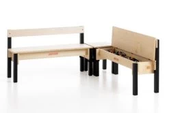 3-delige Hoek- Opbergbank – Junktrunk -Speelwereld Verkoop 3 delige hoek opbergbank junktrunk 404 00 1