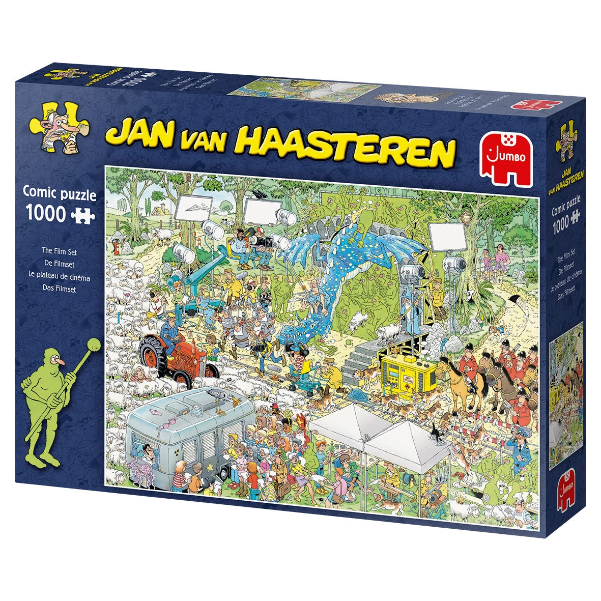 Jumbo 19074 Puzzel Jan-van -Haasteren The TV Studios 7 Jumbo 19074 Puzzel Jan-van -Haasteren The TV Studios - Afbeelding 5