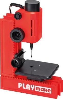 PLAYmake 4 In 1 Houtbewerkingsmachine Houtdraaibank -Speelwereld Verkoop 801200 playmake kolomboor speelactief 2