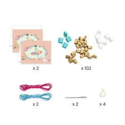 Djeco Armbandjes Maken Me&You Tila And Flowers -Speelwereld Verkoop Djeco dj00020 armbandjes maken duo jewels tila and flowers 1