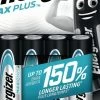 Energizer MaxPlus Alkaline Batterij AA 4-pack -Speelwereld Verkoop Energizer Max Plus AA alkaline batterij 4 pack
