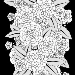 Glitter Kleurboek Night Flowers -Speelwereld Verkoop Glitter kleurboek Black edition Night Flowers 1 speelactief.nl