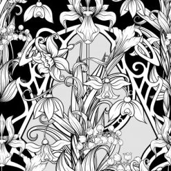 Glitter Kleurboek Night Flowers -Speelwereld Verkoop Glitter kleurboek Black edition Night Flowers 3 speelactief.nl