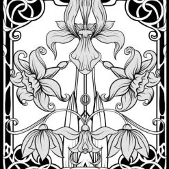 Glitter Kleurboek Night Flowers -Speelwereld Verkoop Glitter kleurboek Black edition Night Flowers 4 speelactief.nl