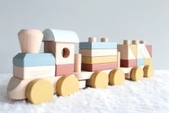 Little Dutch Houten Blokkentrein Pure&Nature 9 Little Dutch Houten Blokkentrein Pure&Nature -Speelwereld Verkoop Little dutch 4702 blokkentrein 3