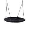 Nestschommel Diam. 100 Cm. Zwart (black-rope) Zwart Gevlochten Touw -Speelwereld Verkoop Nestschommel zwart touw