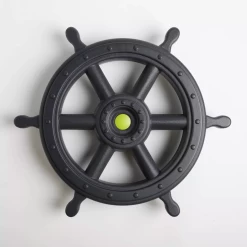 Piratenstuur XXL Antraciet-limoengroen