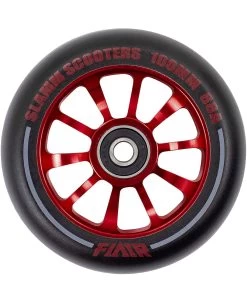 Stuntstep Wiel Aluminium 100mm Slamm Flair 2.0 Met Abec 9 Lagers In Color Zwart -Speelwereld Verkoop SL580 2 Slamm 100mm Flair 2.0 Alloy Core Wheel Red speelactief.nl