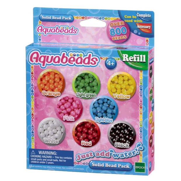 Aquabeads AB79168 Solid Bead Pack Knutselset Aanvulset 3 Aquabeads AB79168 Solid Bead Pack Knutselset Aanvulset