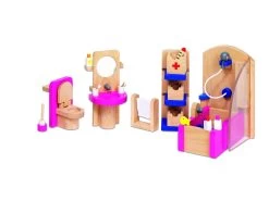 Badkamerset II -Speelwereld Verkoop badkamer poppenhuis goki 51748 1 1