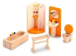 Uitgelichte producten -Speelwereld Verkoop badkamer poppenhuis pintoy 6572 1