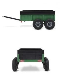 BERG Tandem Trailer XL Green Skelter Aanhangwagen -Speelwereld Verkoop berg tandem trailer xl 2