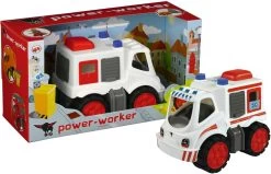BIG Power Worker Midi Ambulance Zandbakspeelgoed -Speelwereld Verkoop big power worker ambulance 56831 3