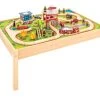 BigJigs BJT049 Treintafel Brandweer Spoortafel Houten Trein -Speelwereld Verkoop bigjigs bt049 brandwweer trein set en tafel 1