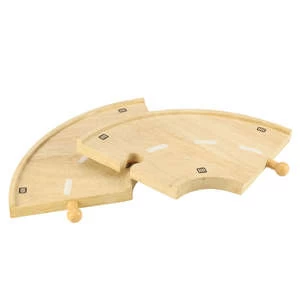 BigJigs BJR102 Road Aanvulset Bochten 3 BigJigs BJR102 Road Aanvulset Bochten