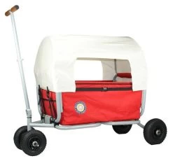 Beachtrekker Life Huif Bolderwagen 13 Beachtrekker Life Huif Bolderwagen -Speelwereld Verkoop bolderwagen opvouwbaar beachtrekker life rood met huif 1