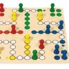 Goki Houten Bordspel Ludo XXL Mens Erger Je Niet -Speelwereld Verkoop bordspel ludo xxl goki 56033