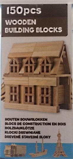 Bouwplankjes City Blocks 150 Stuks