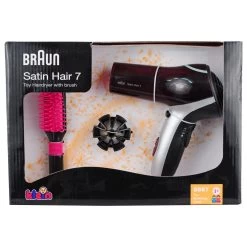 Fohn Set Braun Satin Hair 7 Met Borstel 7 Fohn Set Braun Satin Hair 7 Met Borstel -Speelwereld Verkoop braun satin hair 7 fohnset theo klein 5867 1 1