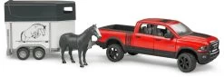 Bruder 02501 RAM-2500 Power-Wagon Met Paard-en-trailer