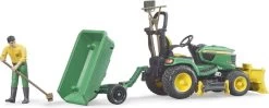 Bruder 62104 John-Deere Zitmaaier + Aanhanger En Tuinman -Speelwereld Verkoop bruder bruder 62104 john deere zitmaaier met aanhanger 2