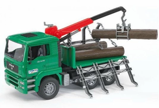 Bruder 2769 Houttransport Vrachtwagen MAN Met Kraan 3 Bruder 2769 Houttransport Vrachtwagen MAN Met Kraan