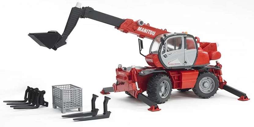 Bruder 2129 Telescooplader Manitou MRT-2150 Verreiker 4 Bruder 2129 Telescooplader Manitou MRT-2150 Verreiker - Afbeelding 2