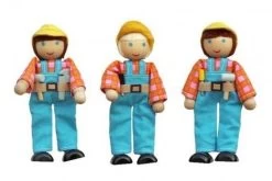 Automonteurs -Speelwereld Verkoop buigpoppen automonteurs 3 stuks dudu 7050 1
