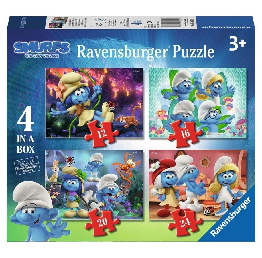 De Smurfen – Puzzelbox Ravensburger Box 12-16-20-24 Stukjes 3 De Smurfen – Puzzelbox Ravensburger Box 12-16-20-24 Stukjes