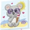 Diamond Dotz Koala Cream 22x22cm. DiamondPainting