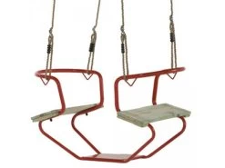 Schommelschuitje Duoschommel Club (PP-touwenset) Rood 5 Schommelschuitje Duoschommel Club (PP-touwenset) Rood -Speelwereld Verkoop duoschommel club rood 1