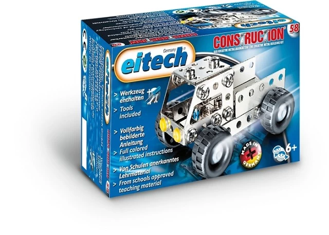 Eitech C58 Vrachtwagen Constructie Speelgoed 4 Eitech C58 Vrachtwagen Constructie Speelgoed - Afbeelding 2