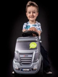 Ferbedo Truck Ride-On Silver-metallic Loopauto -Speelwereld Verkoop ferbedo looptruck zilver 3