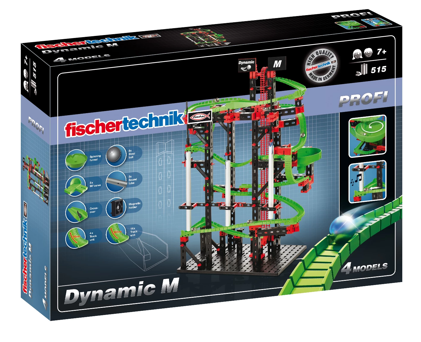 Fischertechnik Dynamic M Knikkerbaan 4 Fischertechnik Dynamic M Knikkerbaan - Afbeelding 2
