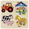 Houten Legpuzzel Boerderij Goki -Speelwereld Verkoop goki 57902 legpuzzel boerderij