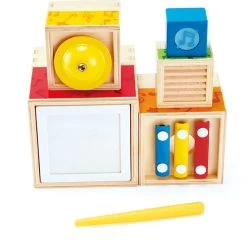 Stapelbare Muziekset – Hape Stacking Music Set -Speelwereld Verkoop haoe e0336 stapelbare muziekset 1