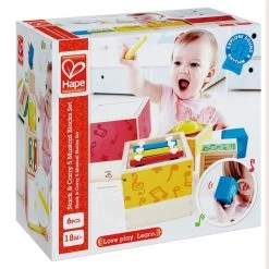Stapelbare Muziekset – Hape Stacking Music Set -Speelwereld Verkoop haoe e0336 stapelbare muziekset 4