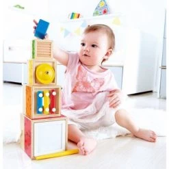 Stapelbare Muziekset – Hape Stacking Music Set -Speelwereld Verkoop hape e0336 stapelbare muziekset 1