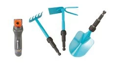 Gardena Kinder-gordel Met Schep Hark En Schoffel -Speelwereld Verkoop happy people tuinierset gardena junior staal blauw 7 delig 4008332168661. 1