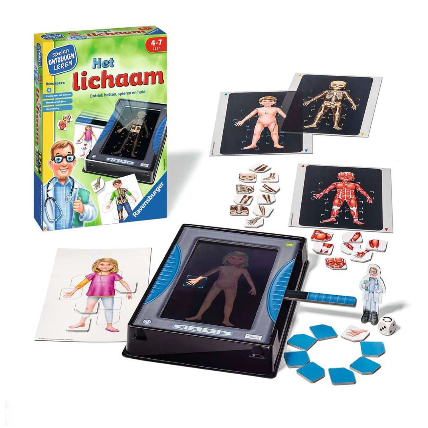 Het Lichaam Kinderspel Ravensburger Spellen 5 Het Lichaam Kinderspel Ravensburger Spellen - Afbeelding 3