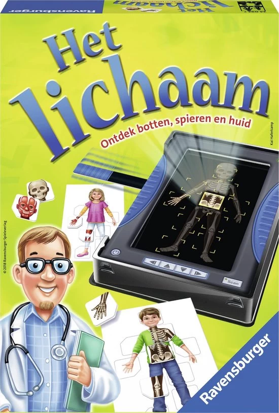 Het Lichaam Kinderspel Ravensburger Spellen 3 Het Lichaam Kinderspel Ravensburger Spellen
