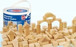Blokken Naturel 100 Stuks -Speelwereld Verkoop houten blokken heros 10131 1 1