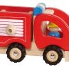 Houten Brandweerauto 1 Houten Brandweerauto -Speelwereld Verkoop houten brandweerwagen goki 55927
