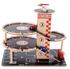 Houten Garage Park & Go -Speelwereld Verkoop houten garage hape e3002 park go garage 1 1