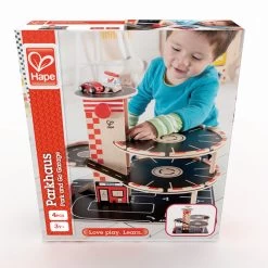 Houten Garage Park & Go -Speelwereld Verkoop houten garage hape e3002 park go garage 6