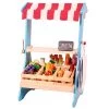 Marktkraam Njoykids -Speelwereld Verkoop houten marktkraam njoykids n4036