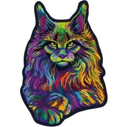 Wooden City Houten Puzzel Rainbow Wild Cat L 300 8 Wooden City Houten Puzzel Rainbow Wild Cat L 300 -Speelwereld Verkoop houten puzzel wooden wild cat L300