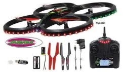 Drone Jamara Flyscout Quadrocopter Compass/LED -Speelwereld Verkoop jamara flyscout quadrocopter met kompas led camera 2