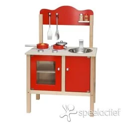 Houten Keuken “Little Chef” Rood